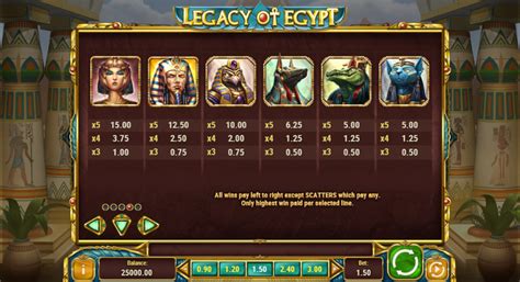 Jogar Legacy Of Egypt no modo demo